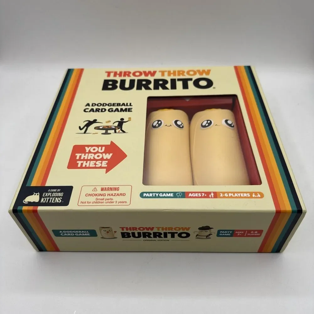 Throw Throw Burrito by‎ Exploding Kittens - A Dodgeball Card Game Complete